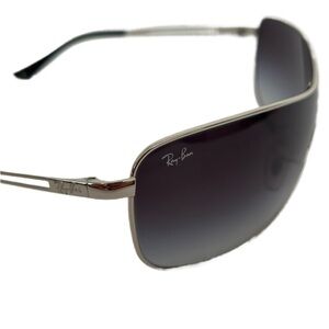 Ray Ban RB3466 Silver Gray Gradient Sunglasses